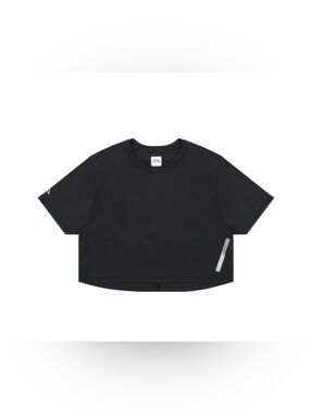 💫 PYNRS Women’s Wendover Crop Tee, XS, Black, Excellent condition